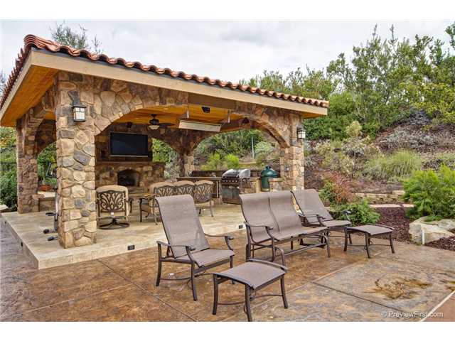 17704 Vineyard Lane Poway, CA 92064 - Photo 19 of 25 Backyard includes Custom Lanai