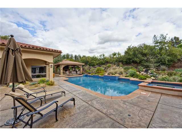 17704 Vineyard Lane Poway, CA 92064 - Photo 23 of 25 Patio includes custom stamped concrete
