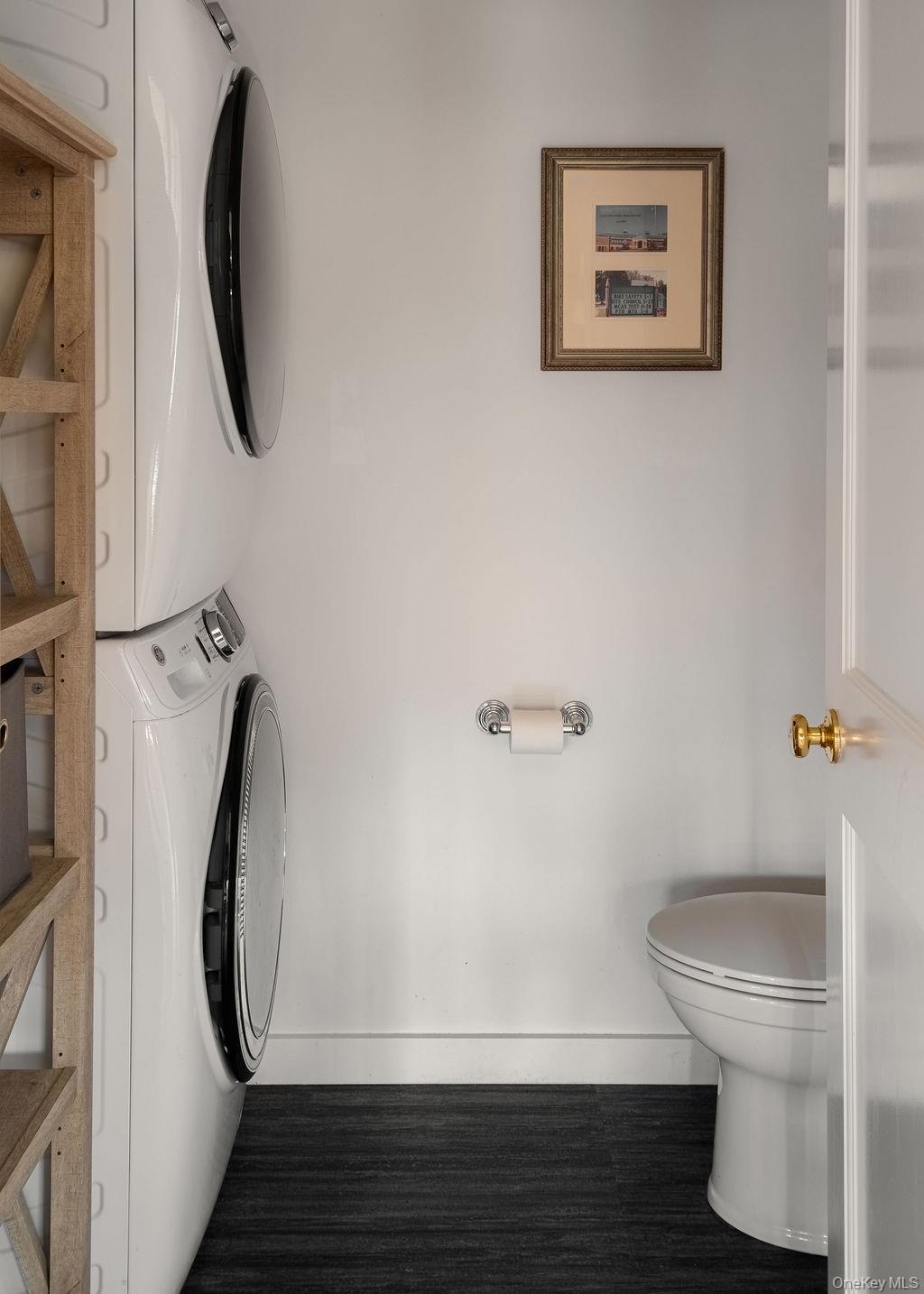 307 Sepasco Lake Road Rhinebeck, NY 12572 - Photo 14 of 24 a bathroom with a toilet and a mirror