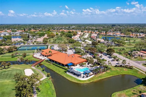a view of outdoor space with seating area