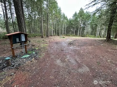 a fire hydrant in the middle of a field