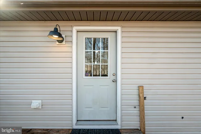 a view of a balcony with deck