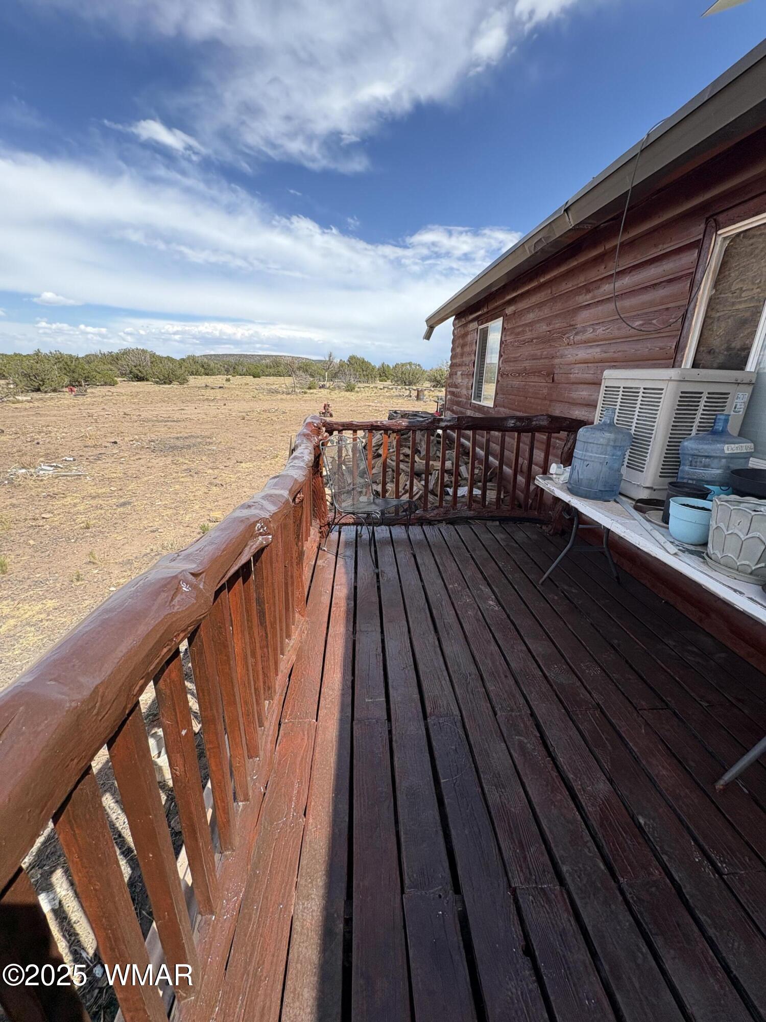 1 B County Road Concho, AZ 85924 - Photo 17 of 21 a view of balcony with wooden floor and ocean view