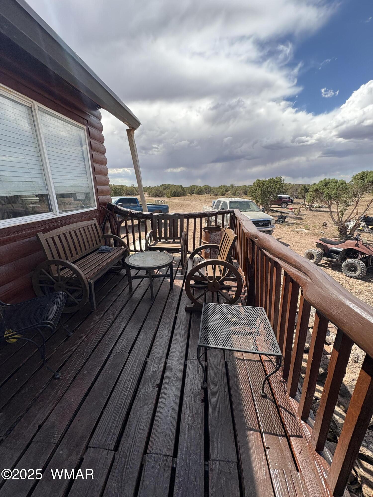 1 B County Road Concho, AZ 85924 - Photo 19 of 21 a view of balcony with couches