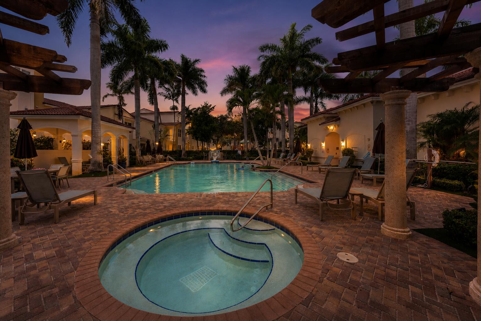 1430 Northwest 48th Lane Boca Raton, FL 33431 - Photo 44 of 54 a view of a swimming pool with sitting area