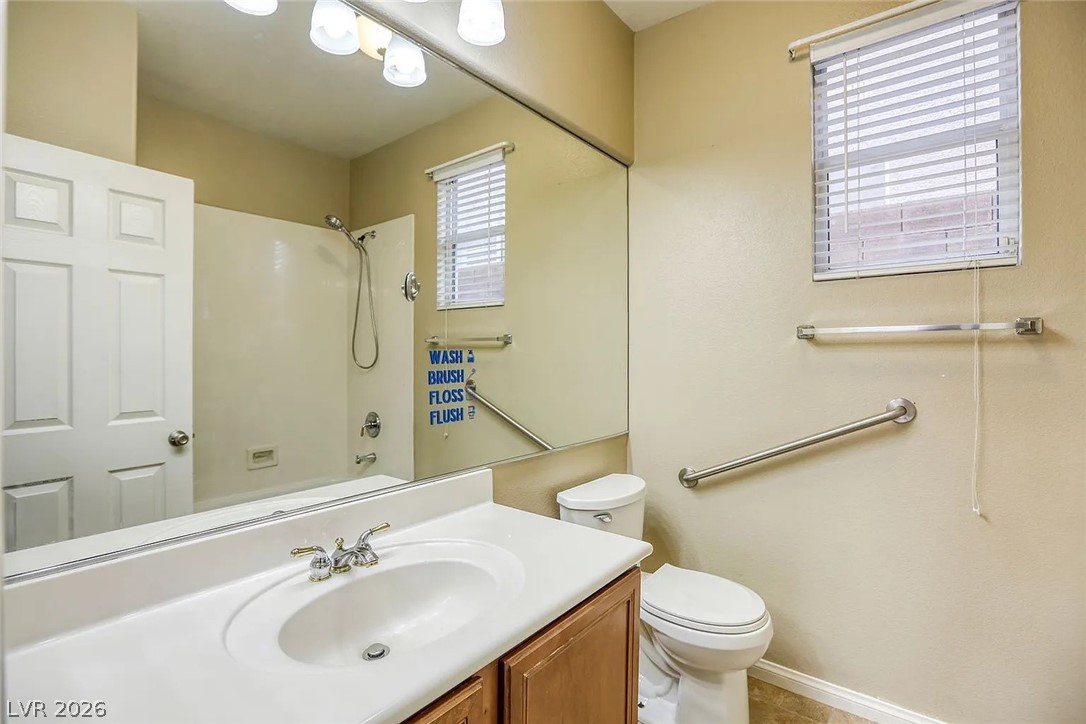 692 Blue Crystal Creek Road Henderson, NV 89002 - Photo 2 of 29 Full bath with vanity and bathtub / shower combination