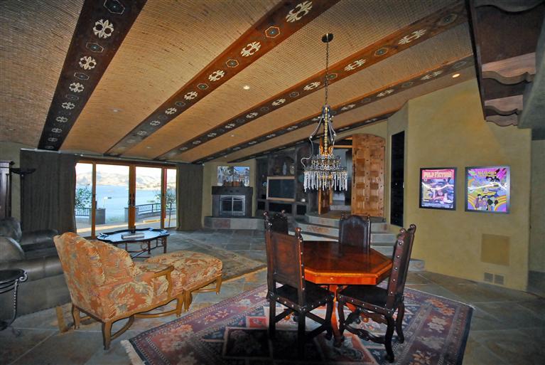 4678 Millerton Road Friant, CA 93626 - Photo 40 of 86 Game/Theater Room ~ Additional features include a drop down screen, surround sound & fireplace.