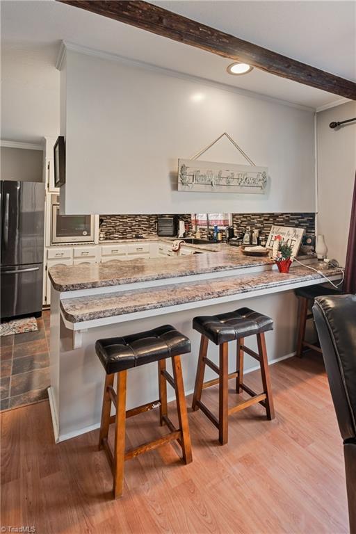 2198 South McKinney Road Mount Airy, NC 27030 - Photo 9 of 48 Eat in kitchen bar space.