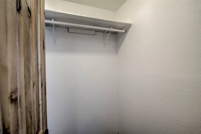 a view of a walk in closet