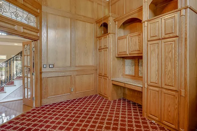 a view of a building with a outdoor space