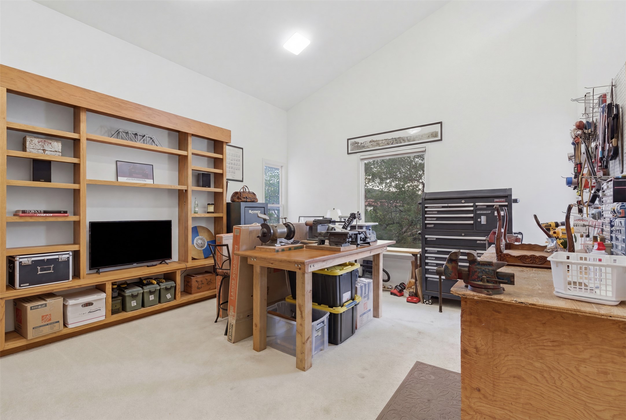 1504 Twilight Ridge Drive Austin, TX 78746 - Photo 12 of 30 This big studio has high ceilings, plenty of HVAC, and can be anything the imagination can conjure.