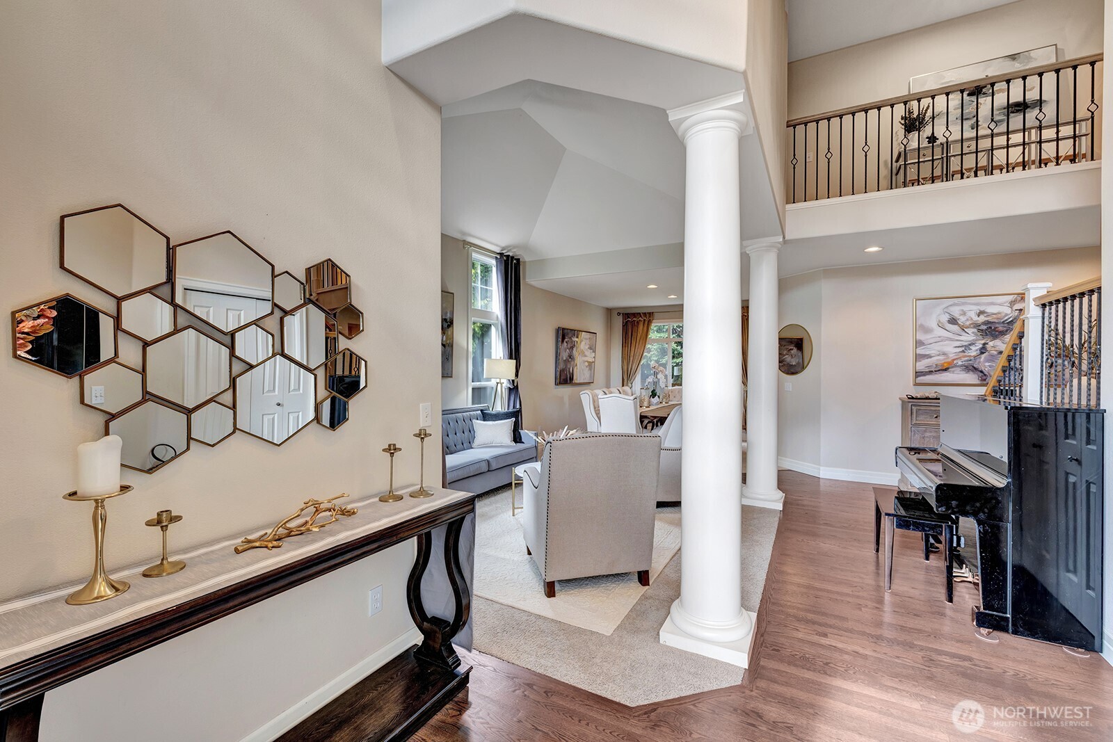 3208 175th Street Southeast Bothell, WA 98012 - Photo 3 of 34 a view of a living room and dining room