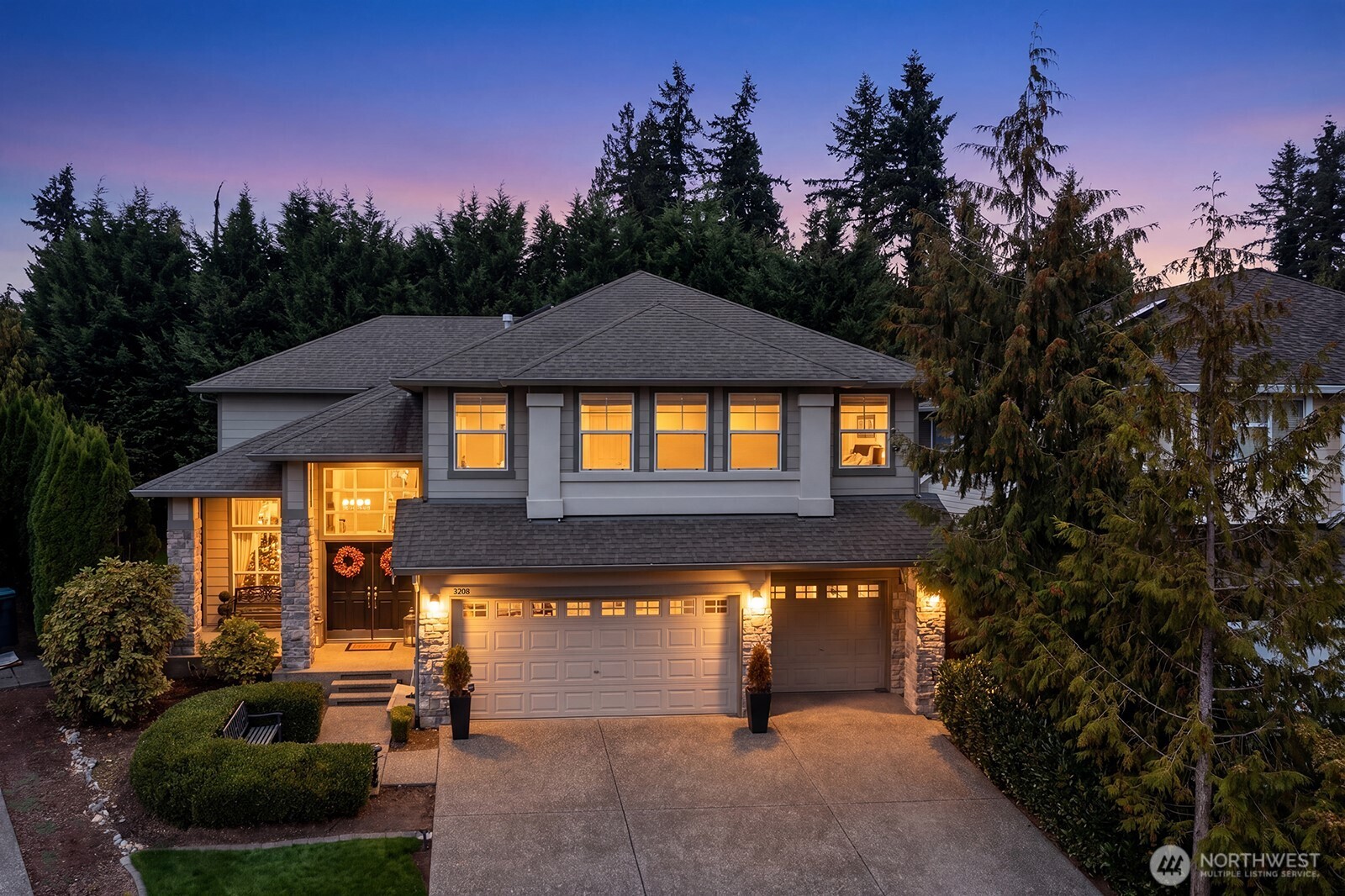 3208 175th Street Southeast Bothell, WA 98012 - Photo 34 of 34 a front view of a house with a yard