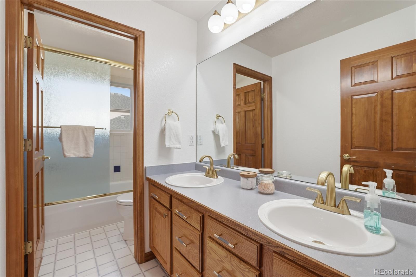 10917 Ammons Street Broomfield, CO 80021 - Photo 32 of 47 a bathroom with a sink and a mirror