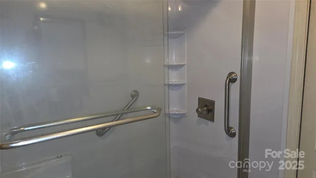 a view of a closet area