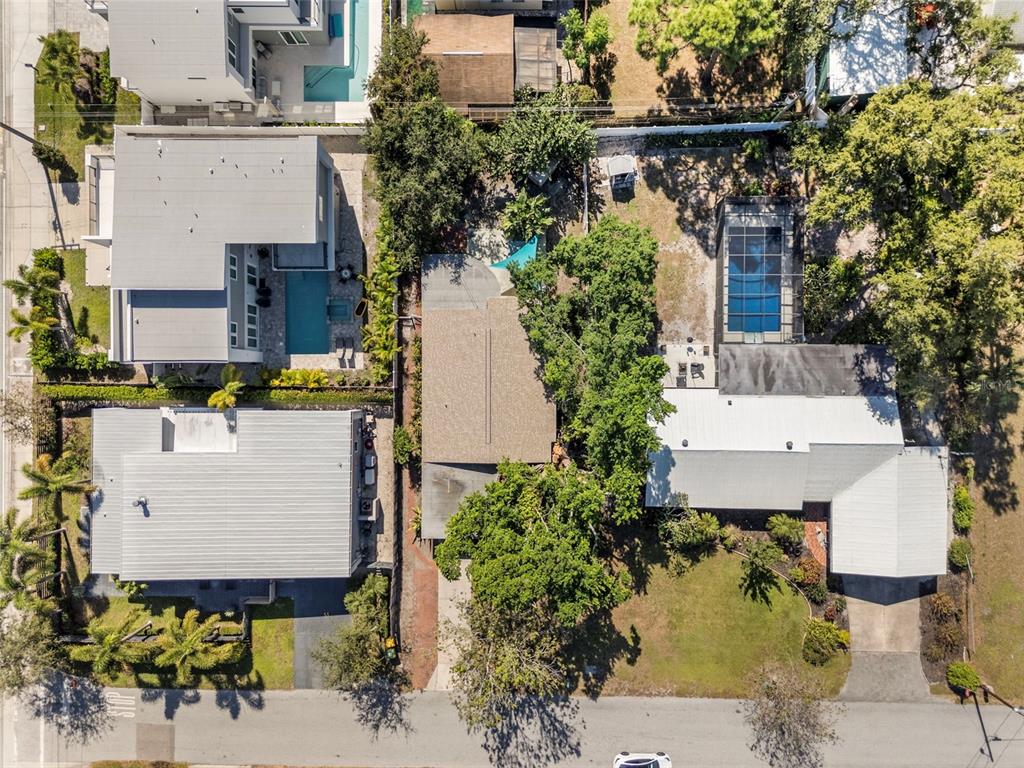 2380 Bay Street Sarasota, FL 34237 - Photo 48 of 48 an aerial view of residential houses with outdoor space and covered with furniture