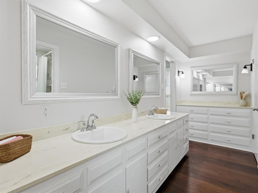 4300 Winding Way Benbrook, TX 76126 - Photo 15 of 24 a bathroom with a sink and a mirror