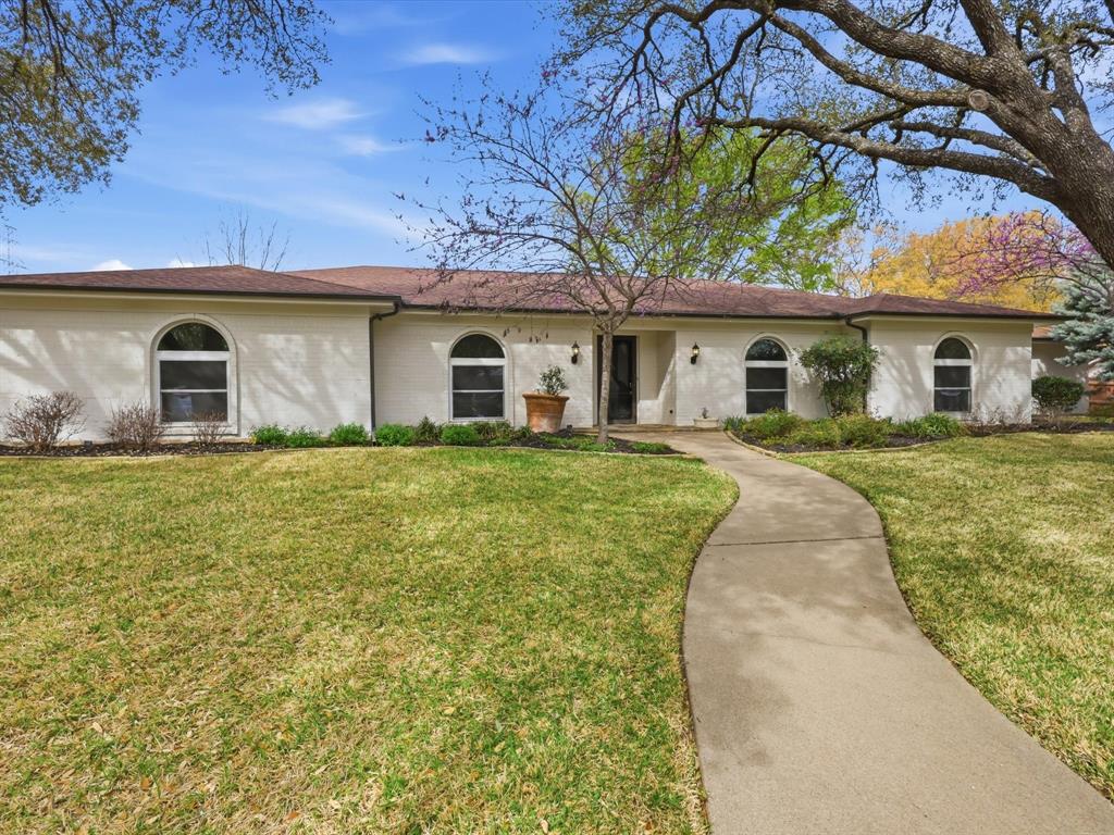4300 Winding Way Benbrook, TX 76126 - Photo 2 of 24 front view of a house with a yard