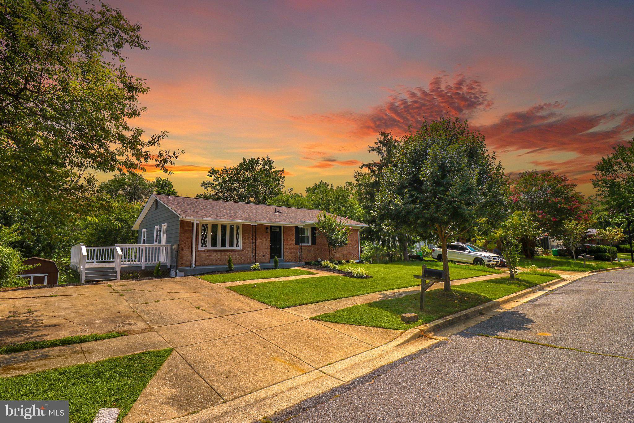 3311 Michele Lane Mitchellville, MD 20721 - Photo 38 of 44 a view of a house with a yard
