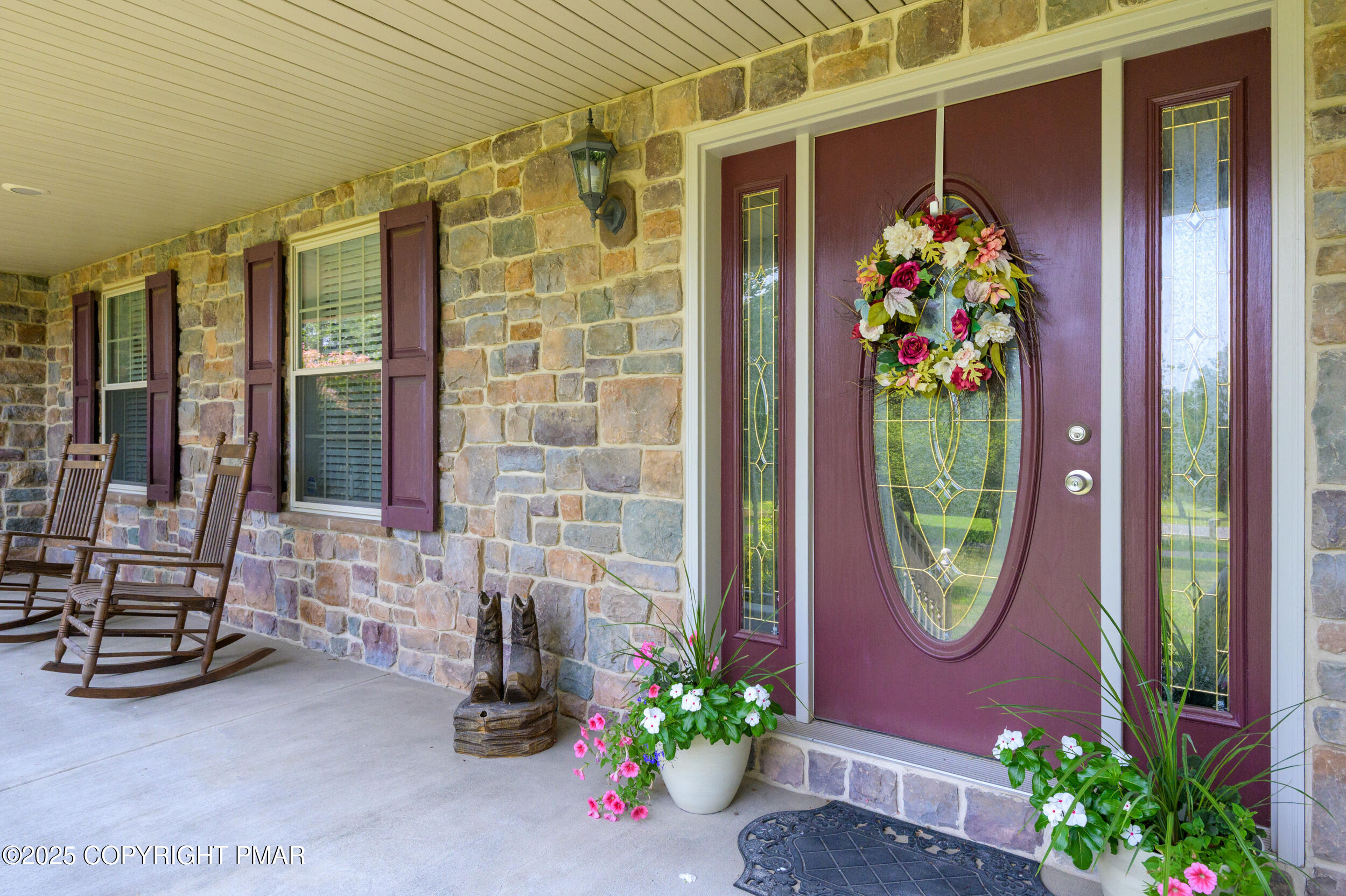 969 Hideaway Hill Road Kunkletown, PA 18058 - Photo 20 of 56 a front view of a house with a garden