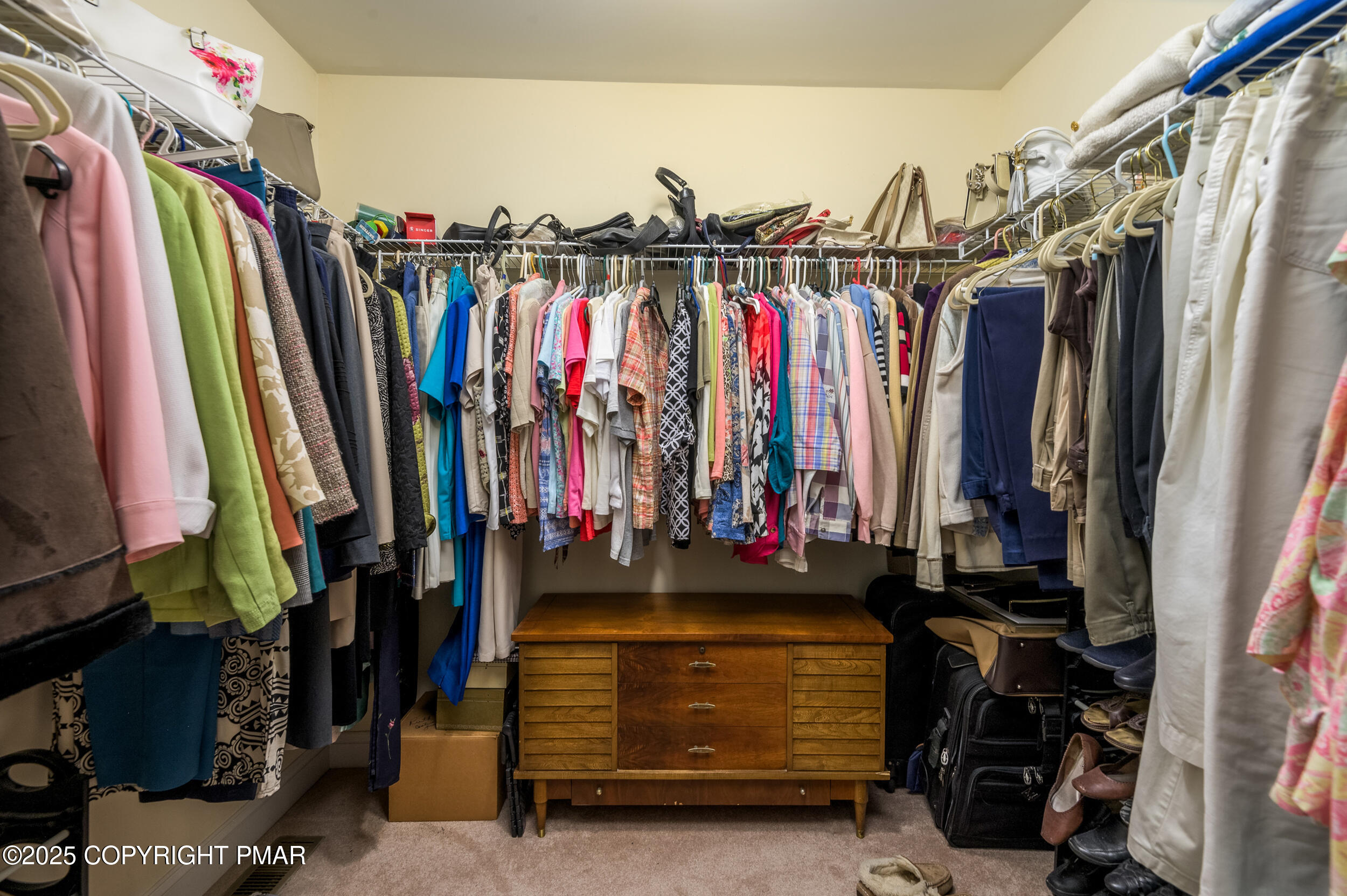 969 Hideaway Hill Road Kunkletown, PA 18058 - Photo 38 of 56 a view of walk in closet with clothes