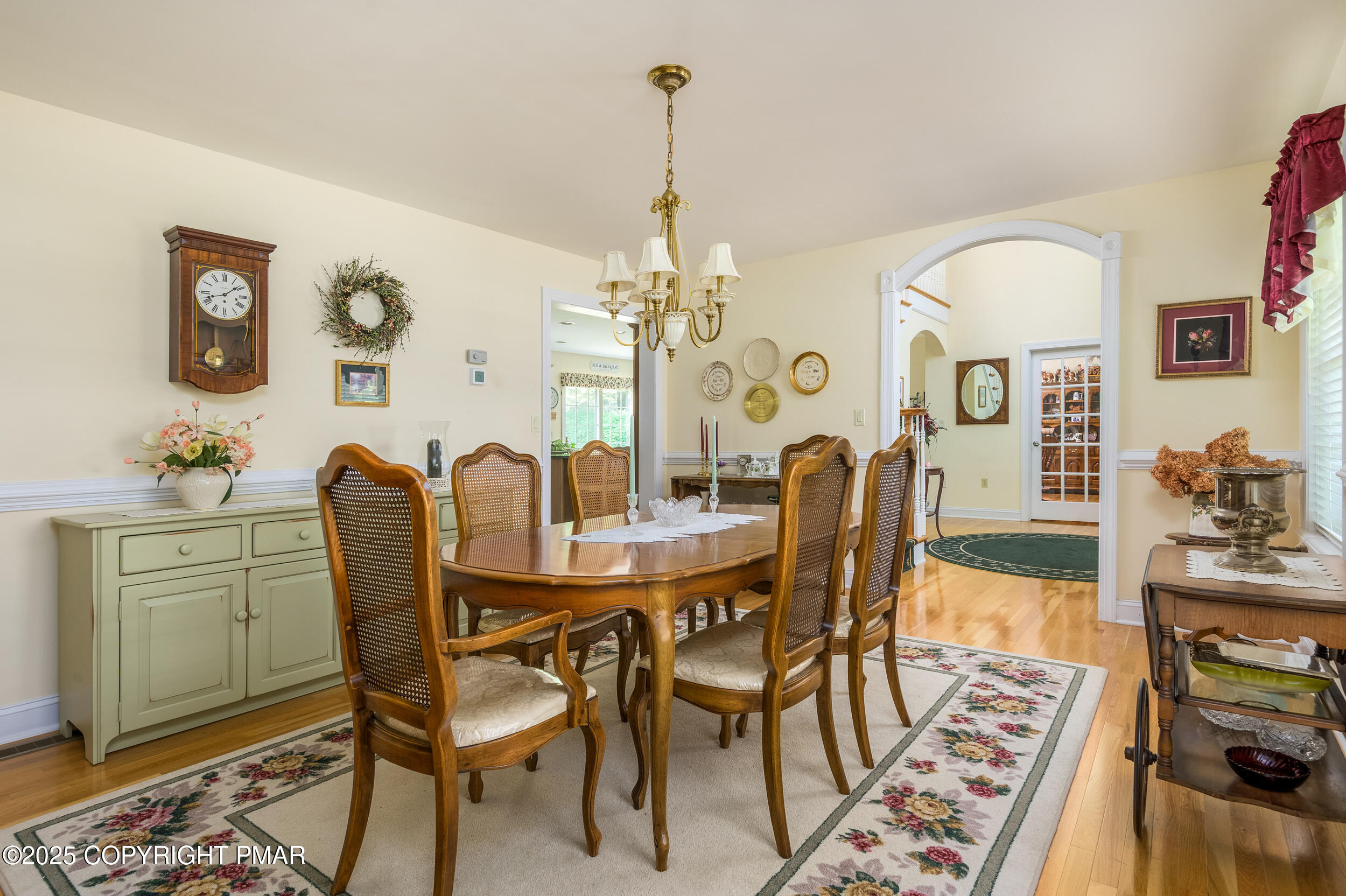 969 Hideaway Hill Road Kunkletown, PA 18058 - Photo 5 of 56 a view of a dining room with furniture and wooden floor