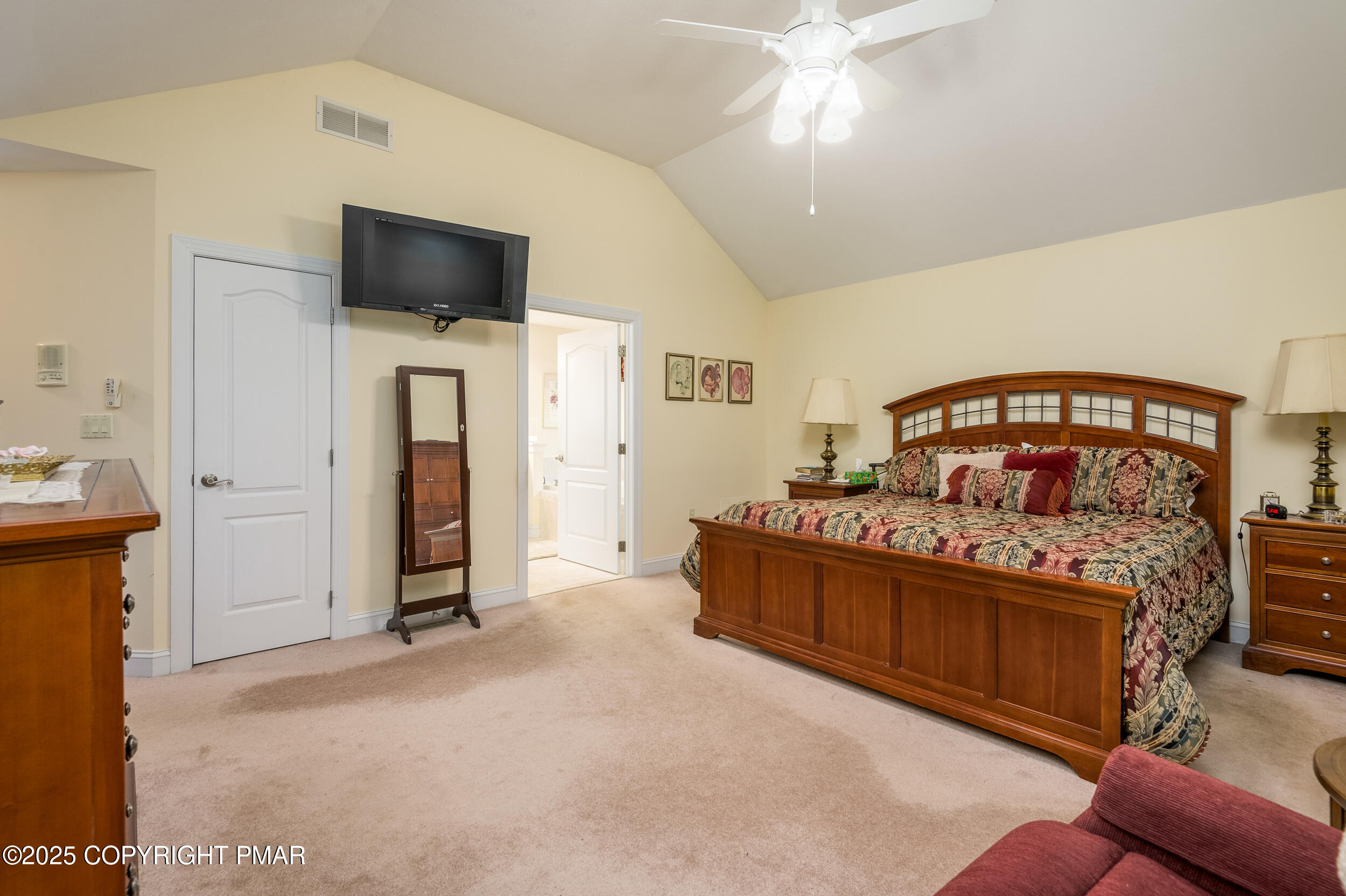 969 Hideaway Hill Road Kunkletown, PA 18058 - Photo 6 of 56 a living room with furniture and a flat screen tv