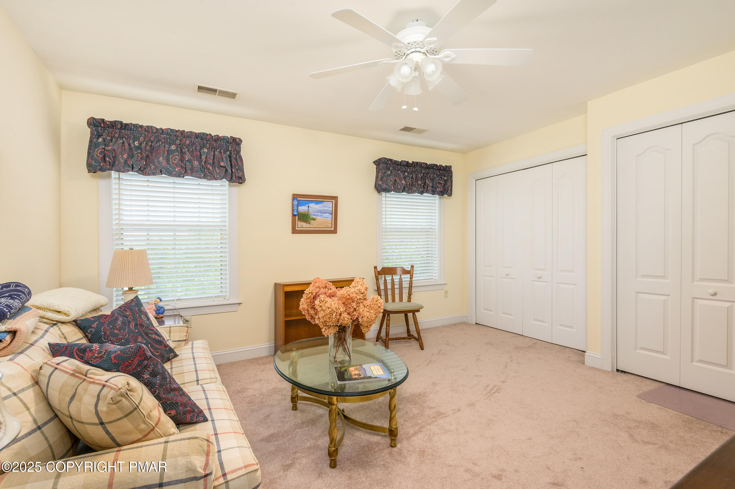 969 Hideaway Hill Road Kunkletown, PA 18058 - Photo 9 of 56 a living room with furniture and a chandelier