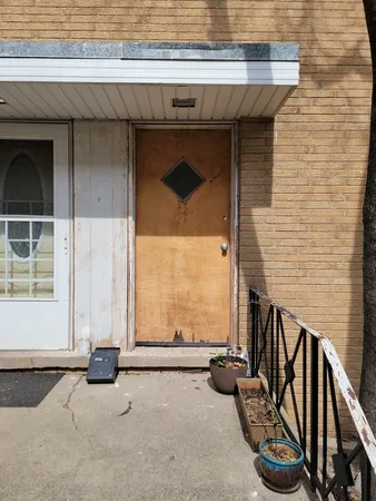 a view of front door