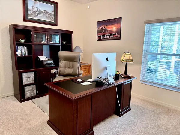 a room with furniture and window