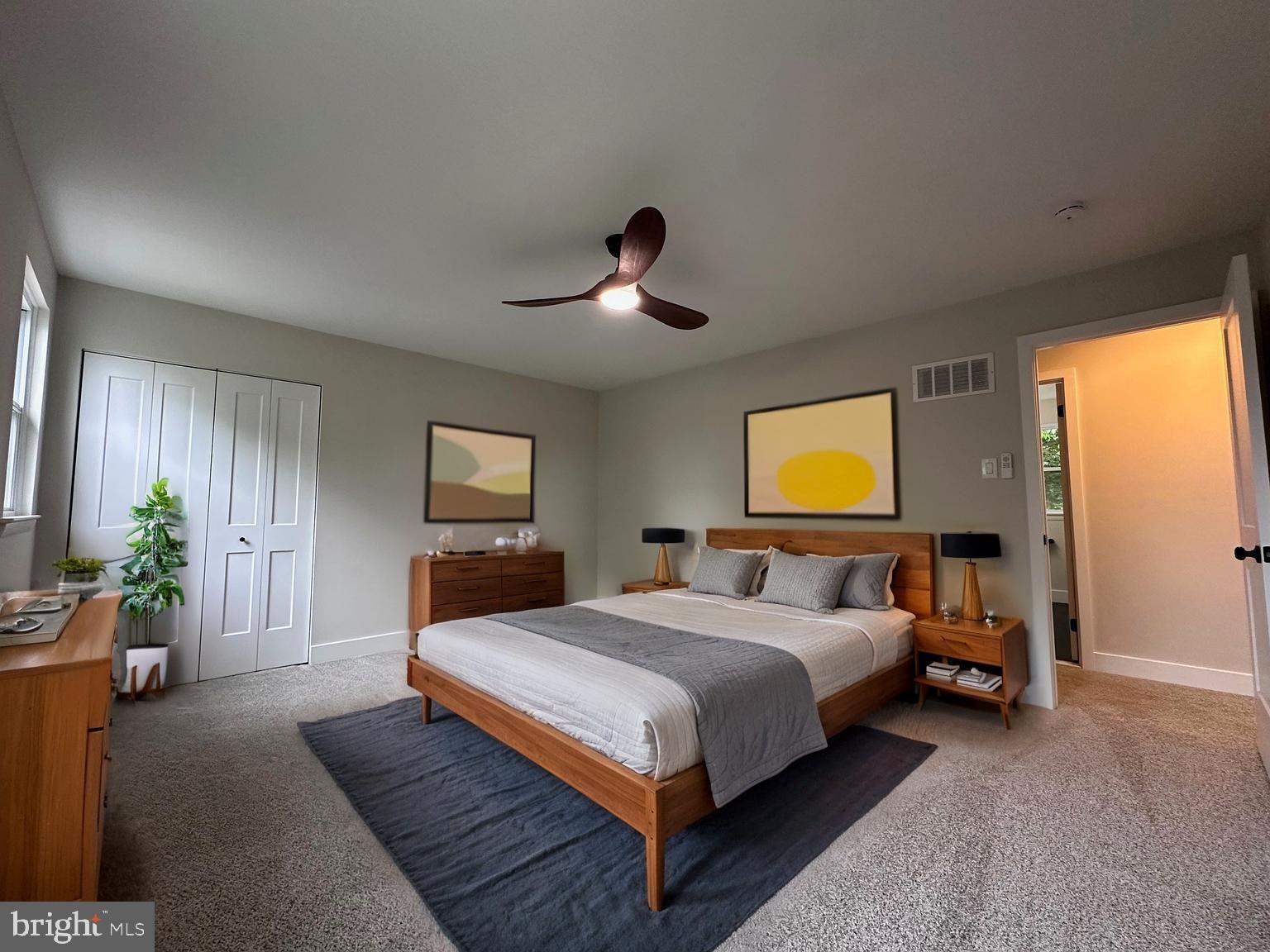 215 Bridge Road Upper Chichester, PA 19061 - Photo 30 of 35 a bedroom with a bed lamp and window