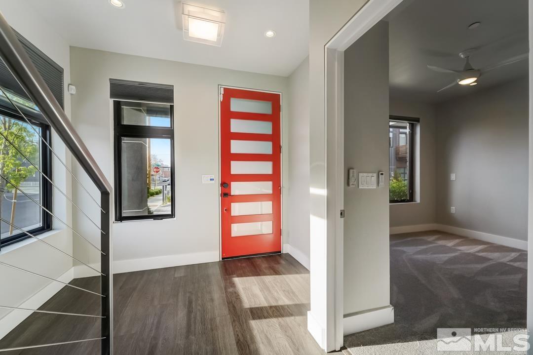 100 High Street, Unit 100 Reno, NV 89502 - Photo 8 of 20 workspace with wooden floor and stairs