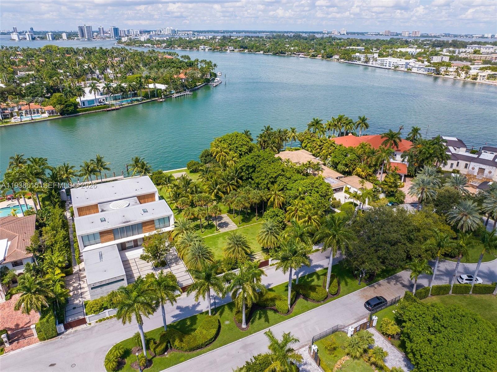 6620 Allison Road Miami Beach, FL 33141 - Photo 8 of 10 an aerial view of a house with a lake view