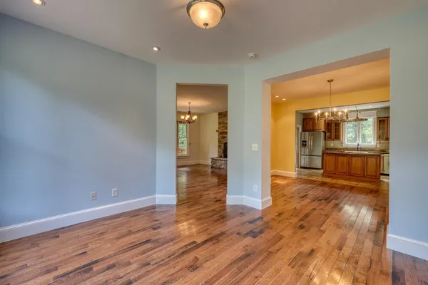 wooden floor in an empty room