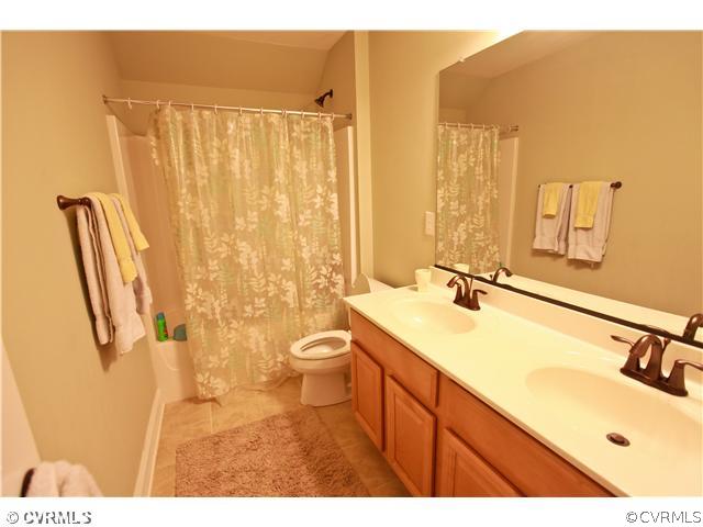 1175 Lickinghole Road Goochland, VA 23063 - Photo 15 of 24 a bathroom with a sink mirror and a toilet