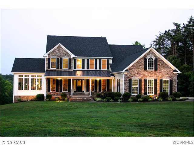 1175 Lickinghole Road Goochland, VA 23063 - Photo 23 of 24 a front view of a house with a yard
