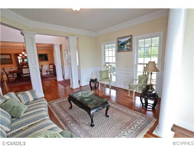 1175 Lickinghole Road Goochland, VA 23063 - Photo 7 of 24 a living room with furniture and wooden floor