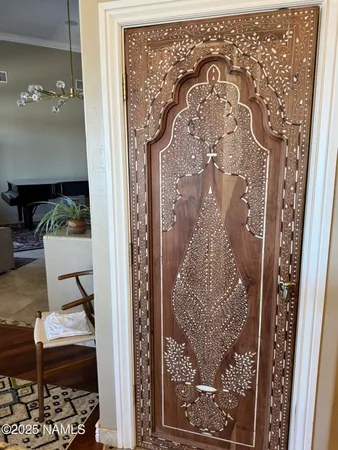 en suite bathroom with a toilet and a shower curtain