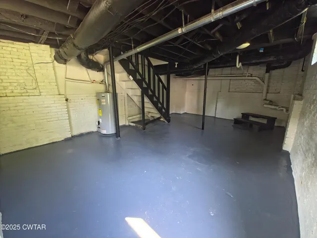 a view of storage and utility room