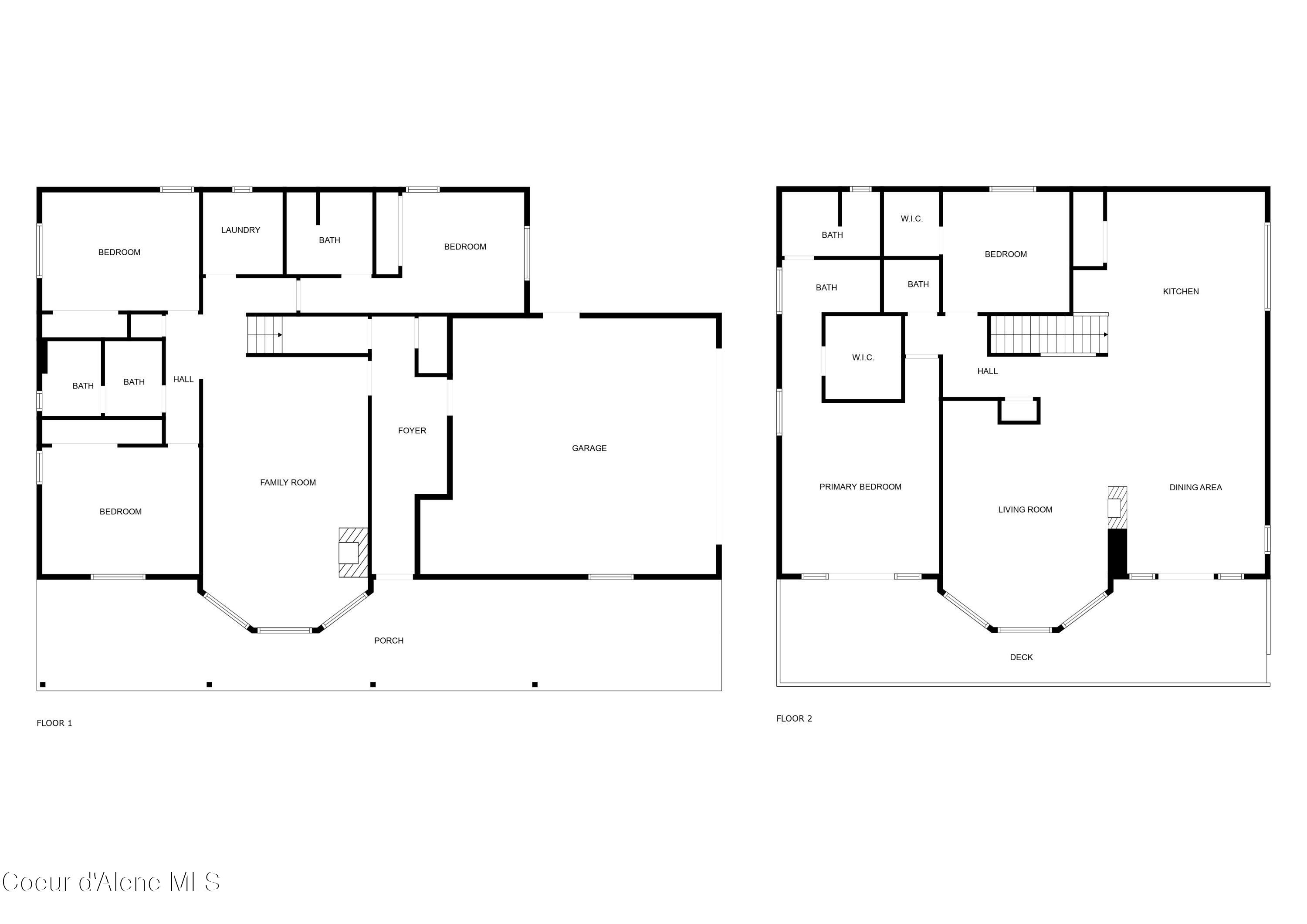 458 Kirby Mountain Road Hope, ID 83836 - Photo 48 of 48 Floor Plan 1-2