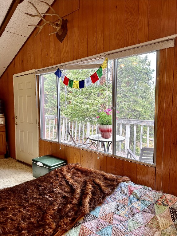 2190 Kootchie Kootchie Road Alma, CO 80420 - Photo 19 of 35 a bedroom with a bed and a large window