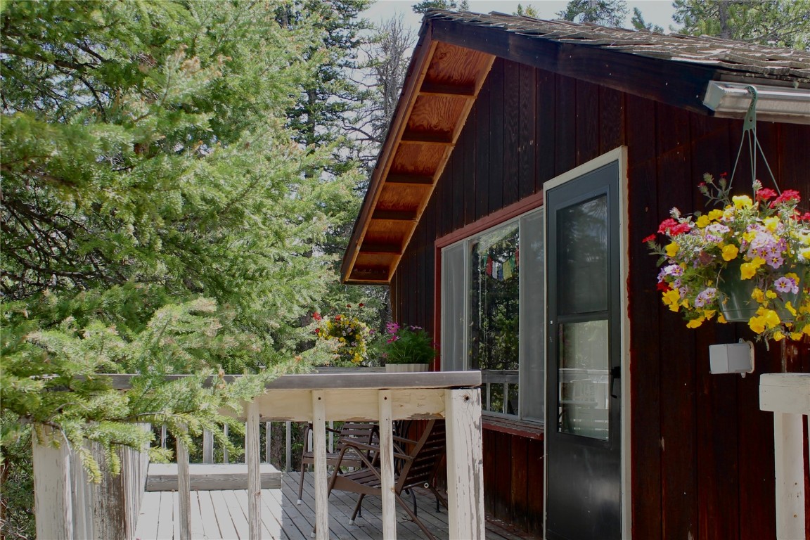 2190 Kootchie Kootchie Road Alma, CO 80420 - Photo 21 of 35 a view of a house with a porch