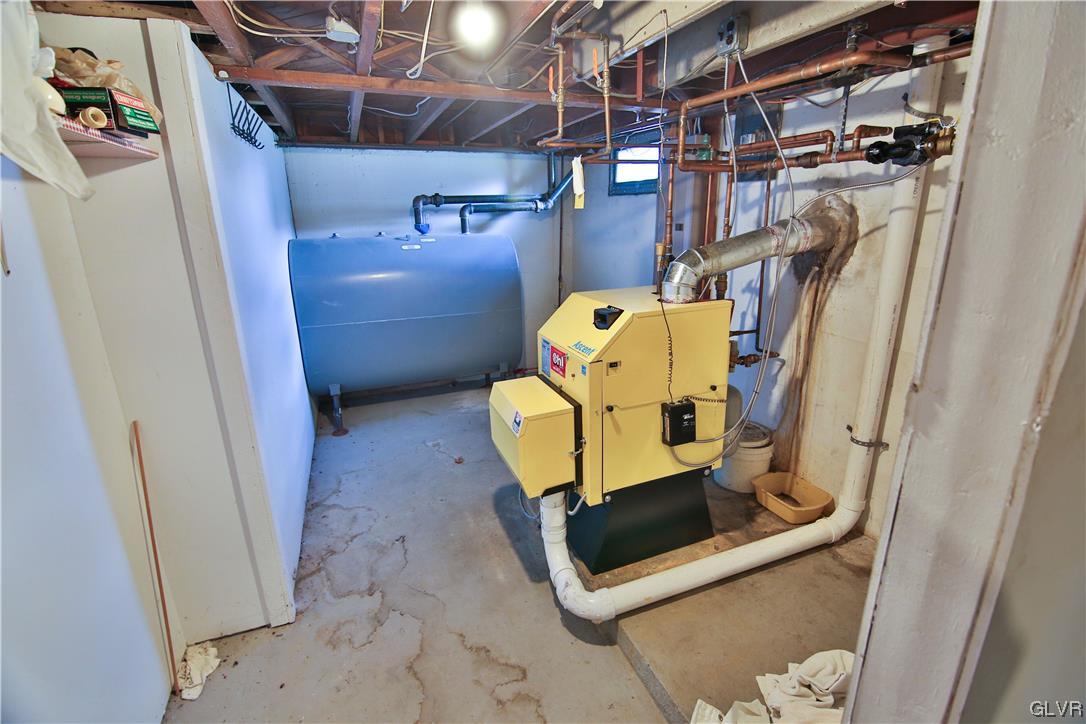3118 Cherryville Road Northampton, PA 18067 - Photo 17 of 23 Utility room with newer oil furnace, 200 AMP elect