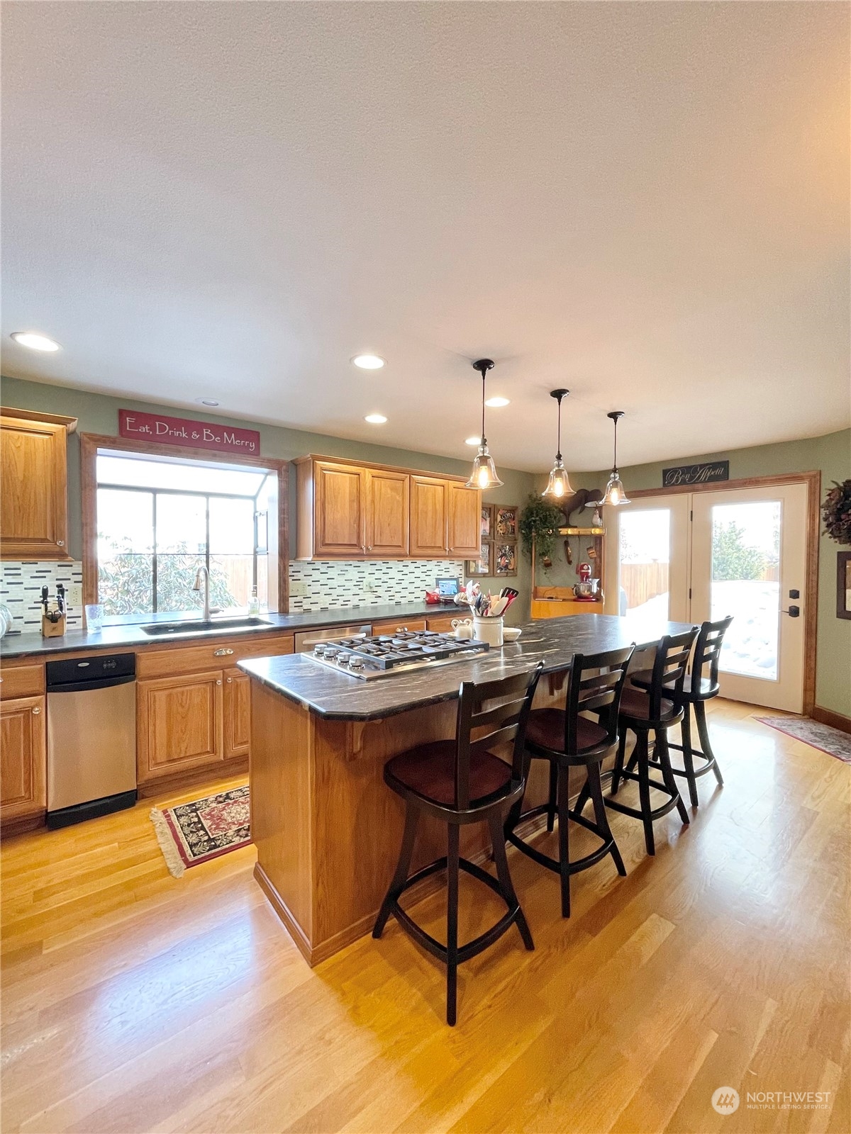 14 Pogue Road Okanogan, WA 98840 - Photo 14 of 40 a kitchen with a table and chairs in it