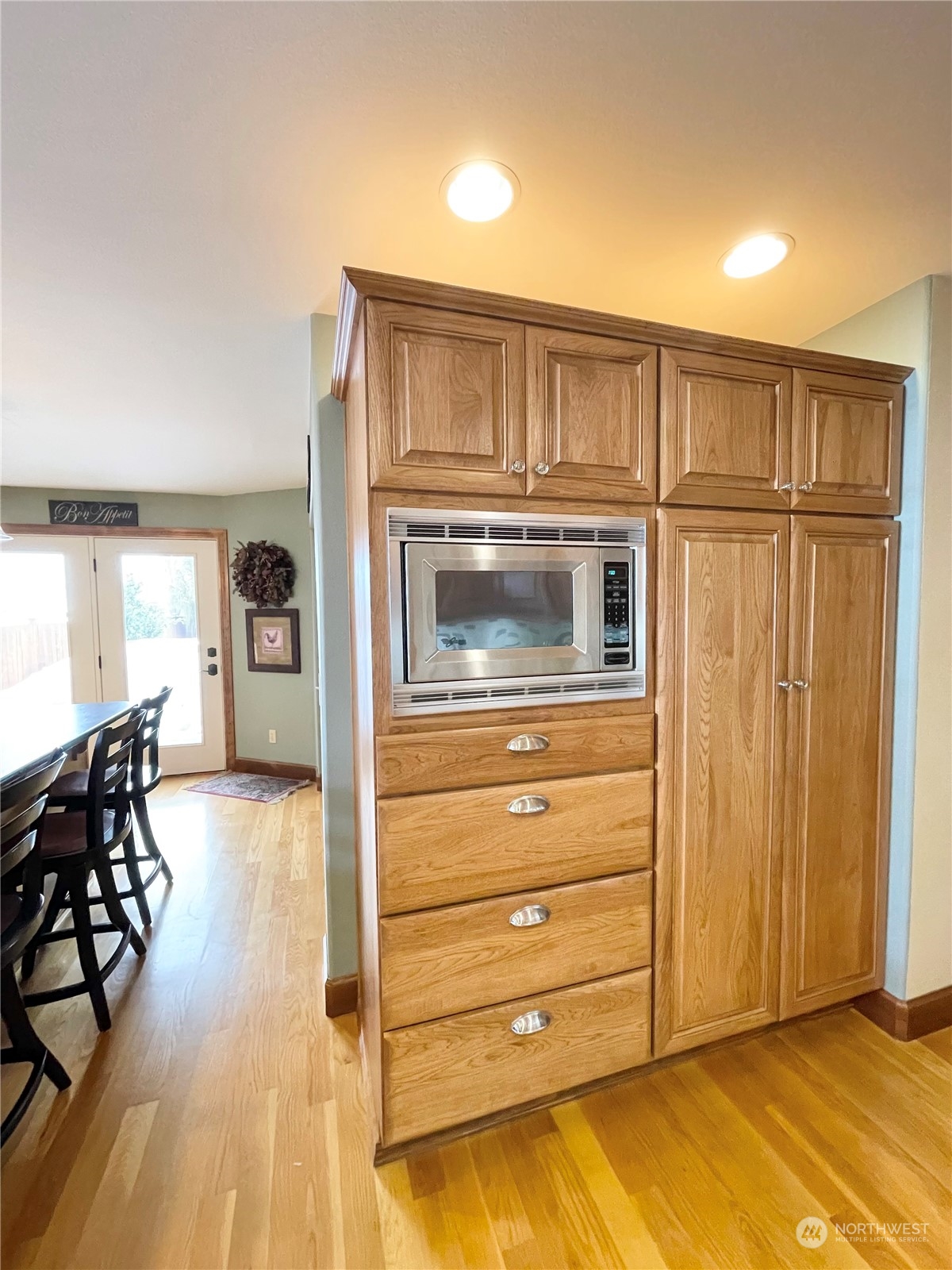 14 Pogue Road Okanogan, WA 98840 - Photo 17 of 40 a view of kitchen with furniture and wooden floor