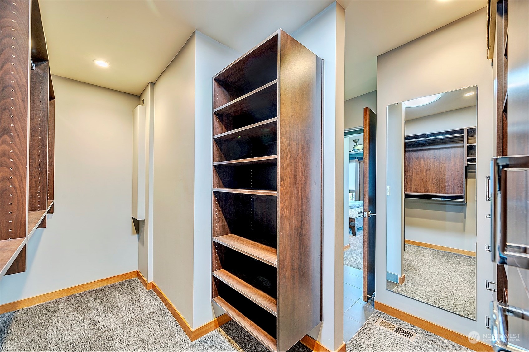 16902 Talbot Road Edmonds, WA 98026 - Photo 29 of 38 a view of walk in closet with empty racks
