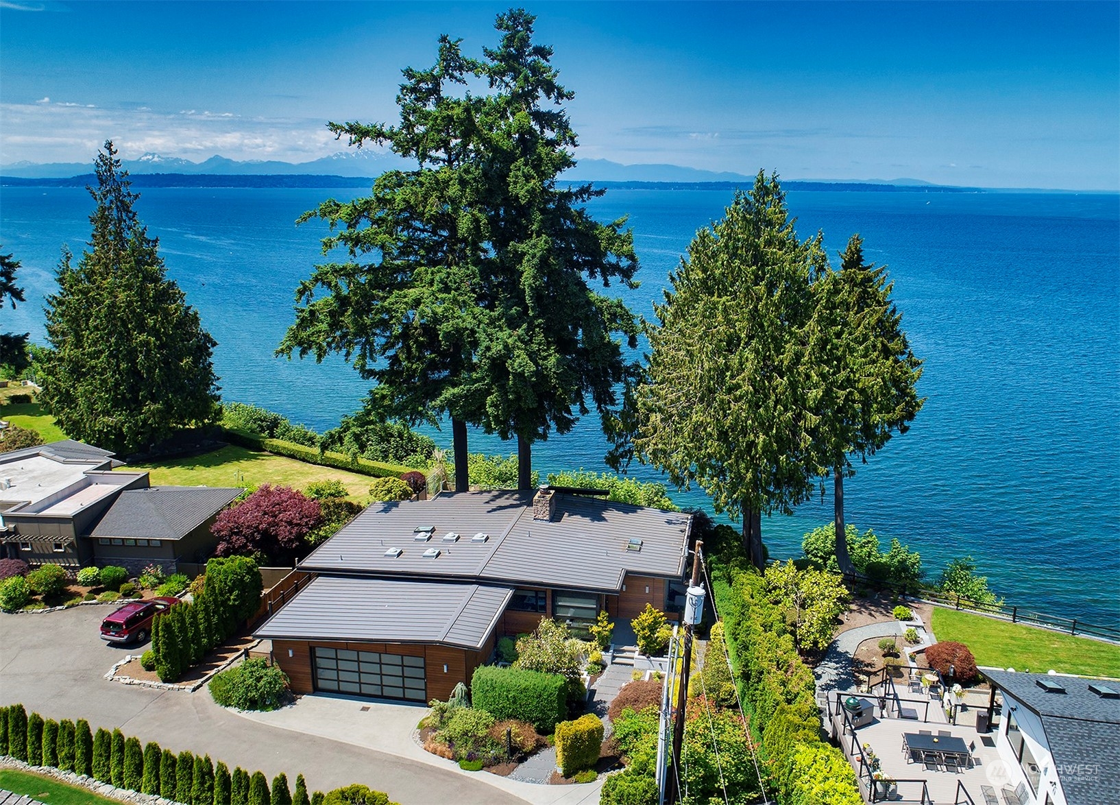 16902 Talbot Road Edmonds, WA 98026 - Photo 4 of 38 an aerial view of multiple houses with yard