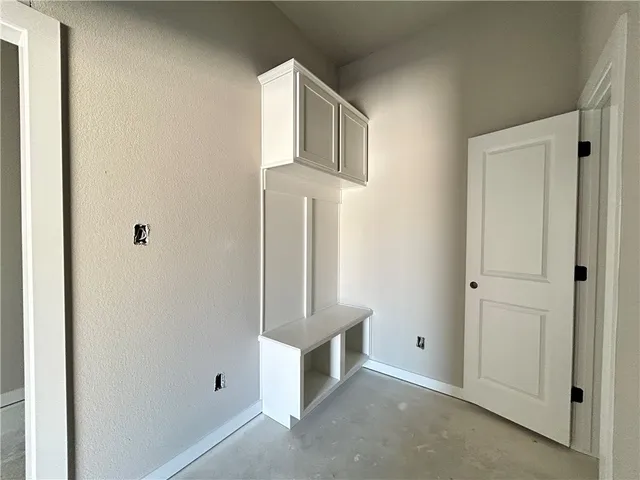 a view of an entryway door