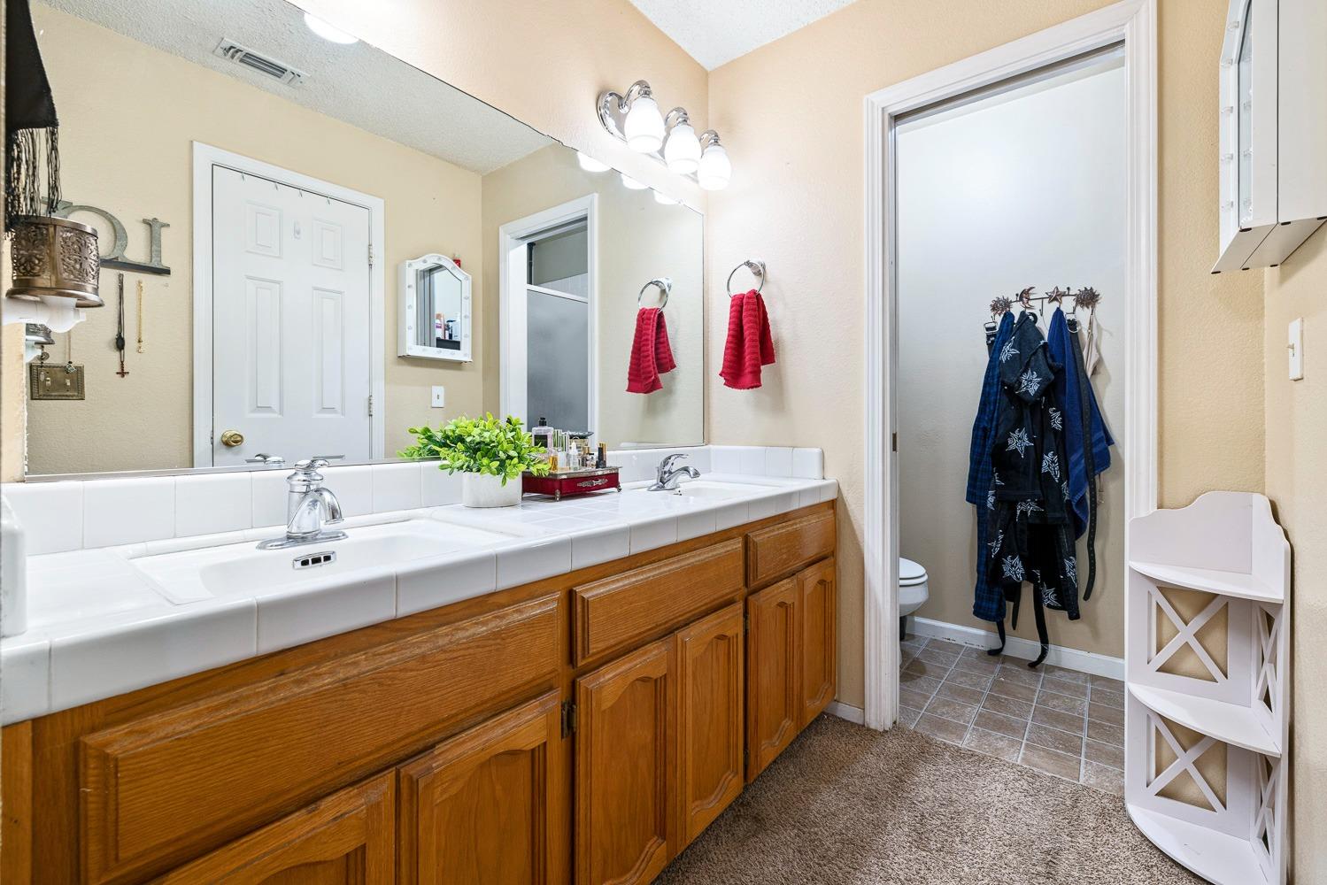 18800 Midland Way Madera, CA 93638 - Photo 18 of 27 a bathroom with a sink vanity and mirror