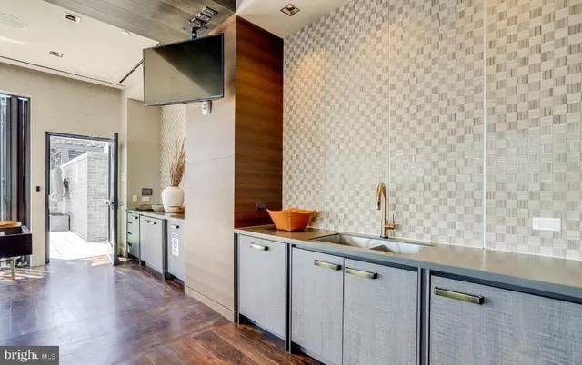 a view of a city from a roof deck